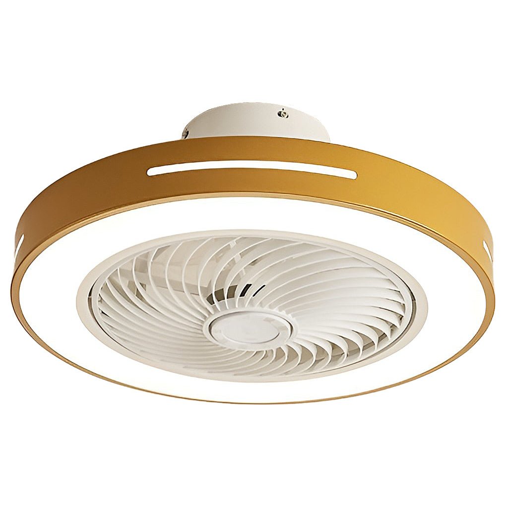 Inverter Ceiling Light with Fan: Compact Folding Blade Design Hidden Recessed Light and Fan Combo for Indoor Use Smart, Low Height Nordic Style, Ideal for Kitchens and Small Spaces