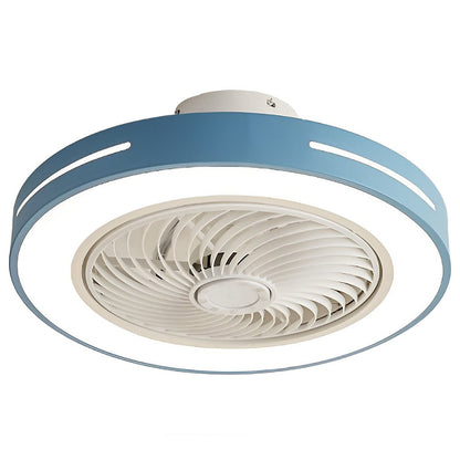 Inverter Ceiling Light with Fan: Compact Folding Blade Design Hidden Recessed Light and Fan Combo for Indoor Use Smart, Low Height Nordic Style, Ideal for Kitchens and Small Spaces