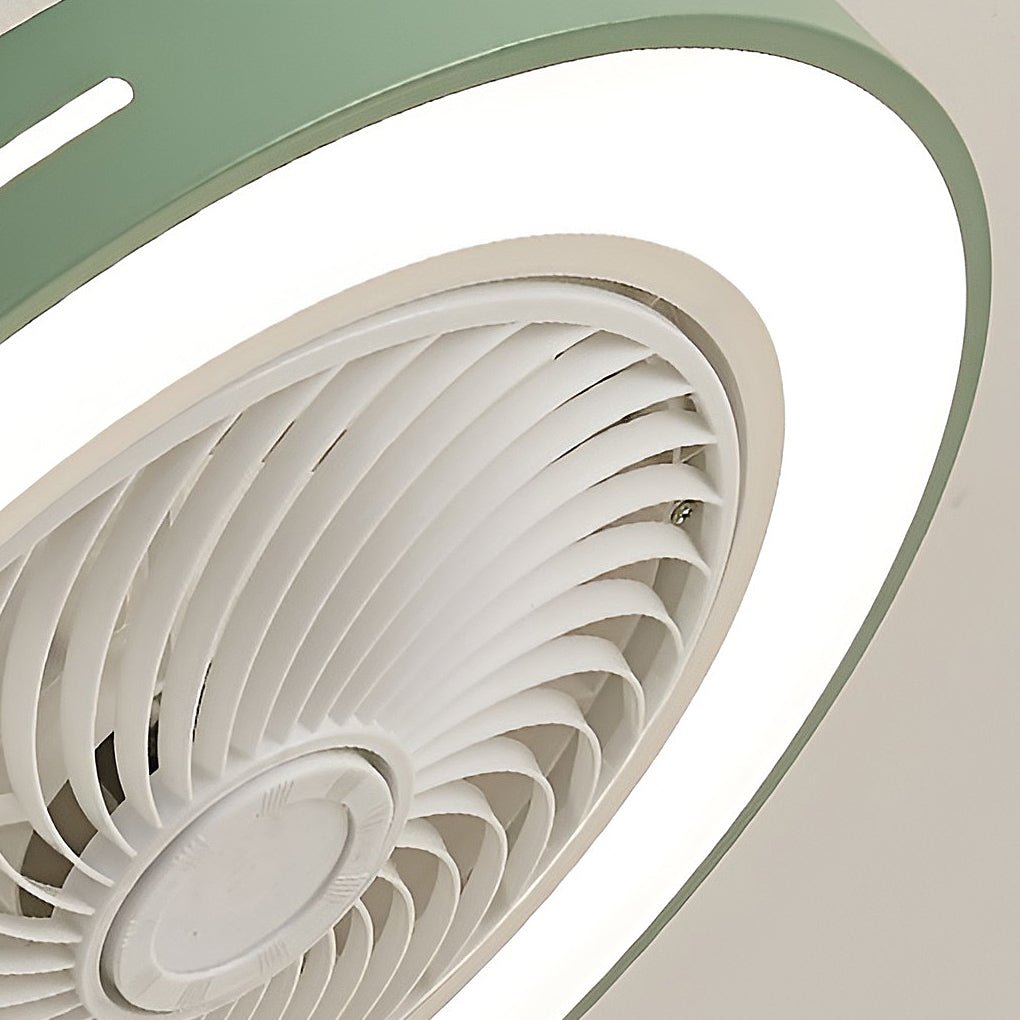 Inverter Bladed Ceiling Fan with Remote Control and Light - Energy-Efficient Wind-Guiding Ceiling Fan for Home & Office Use