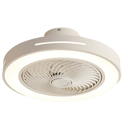 Inverter Ceiling Light with Fan: Compact Folding Blade Design Hidden Recessed Light and Fan Combo for Indoor Use Smart, Low Height Nordic Style, Ideal for Kitchens and Small Spaces