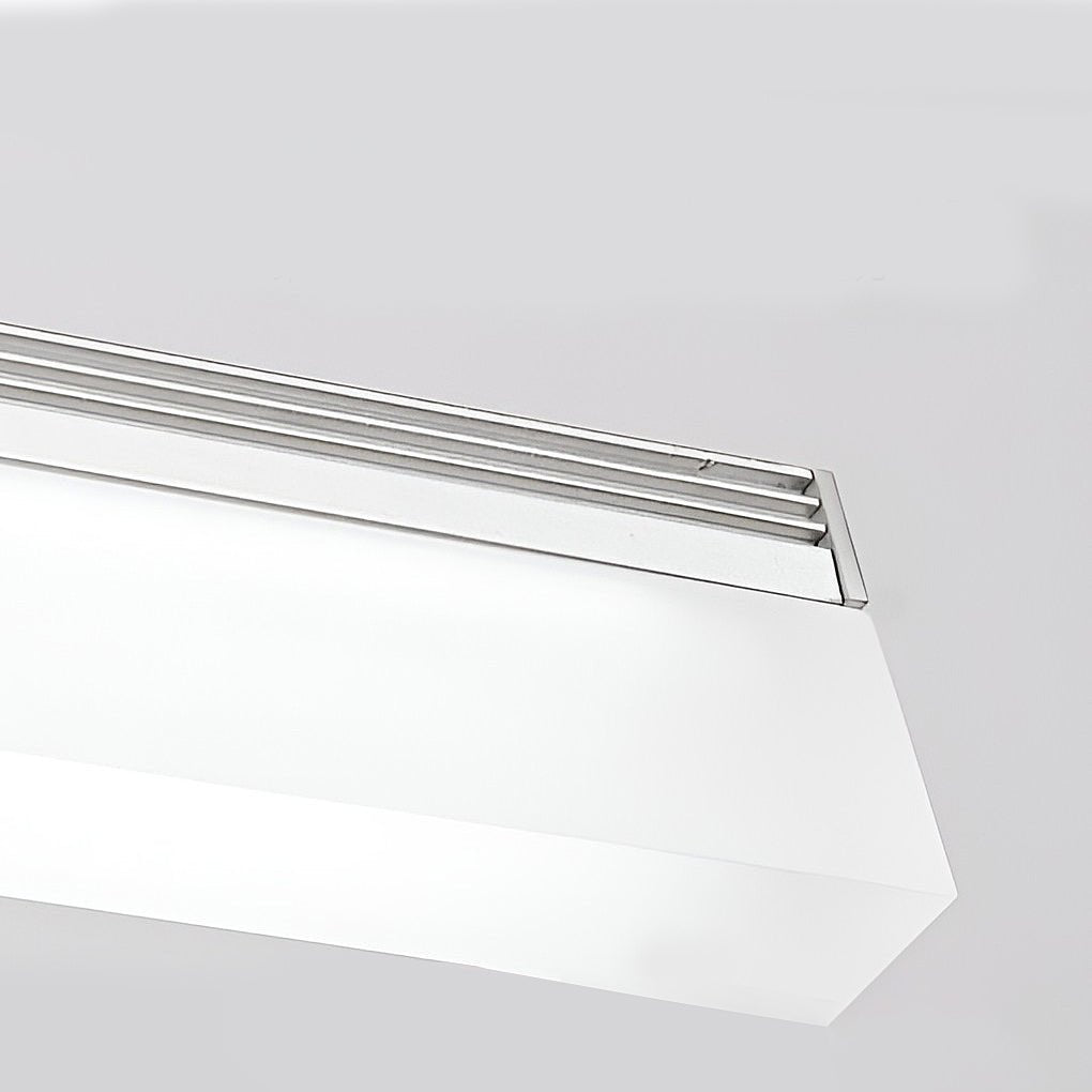 Retractable Bathroom Vanity Light with Acrylic Bar & Stainless Steel Fixture for Over Mirror Installation