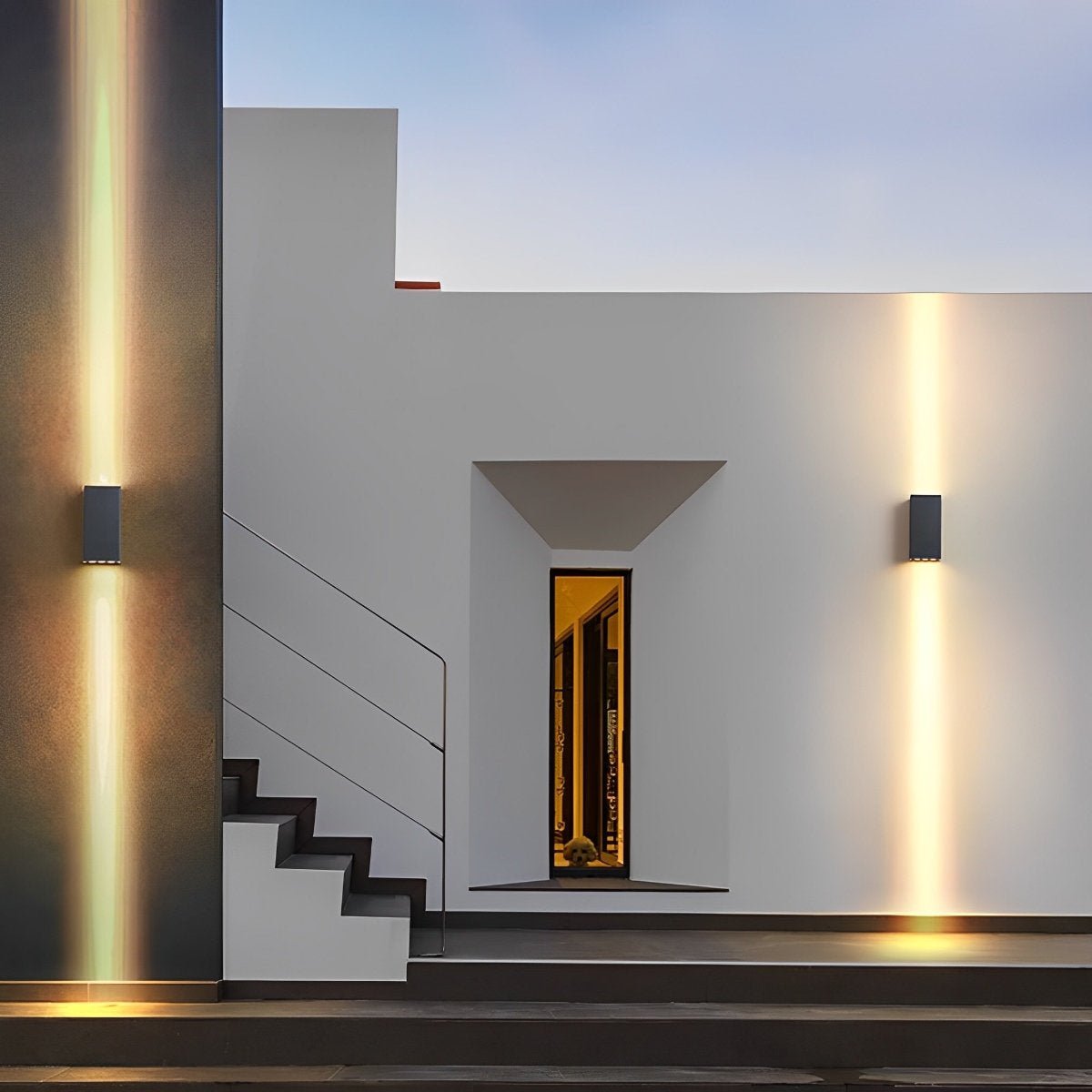 Waterproof LED Straight Wall Light Fixture for Outdoor & Indoor Use, Energy-Efficient Illumination