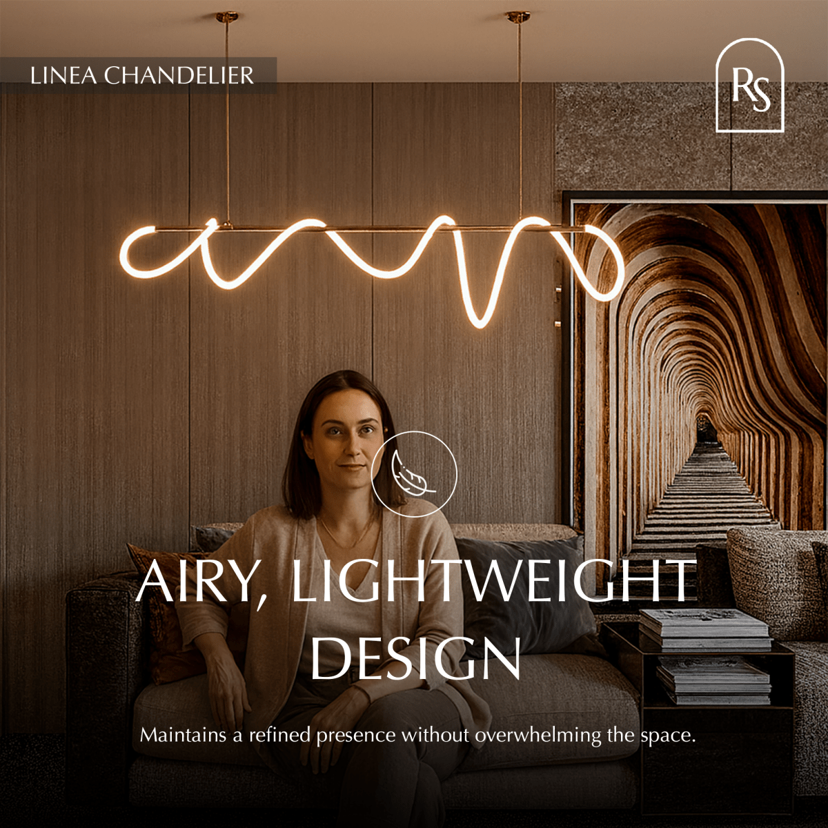 LED Chandelier | Adjustable Color Temperature, Dimmable & Perfect for Contemporary Spaces