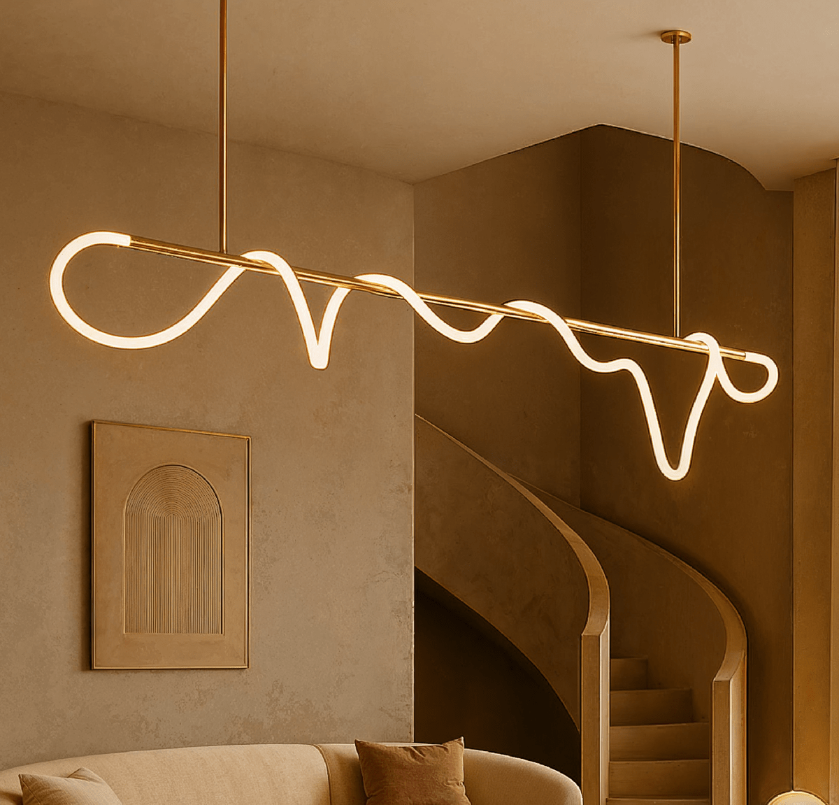 LED Chandelier | Adjustable Color Temperature, Dimmable & Perfect for Contemporary Spaces