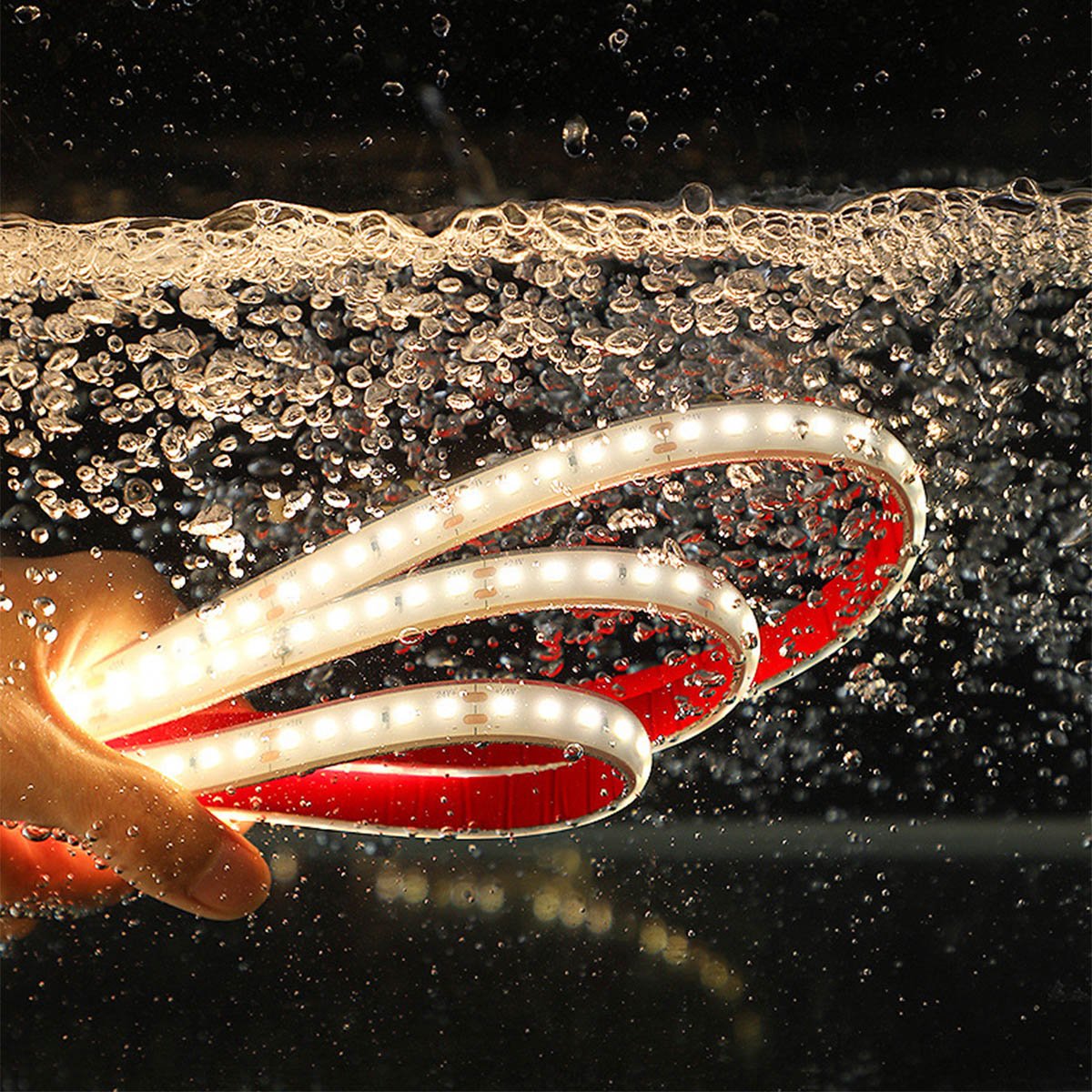 24V Low Voltage Waterproof LED Linear Strip Lights – Flexible Recessed Outdoor & Underwater Lighting for Garden, Patio, Pool