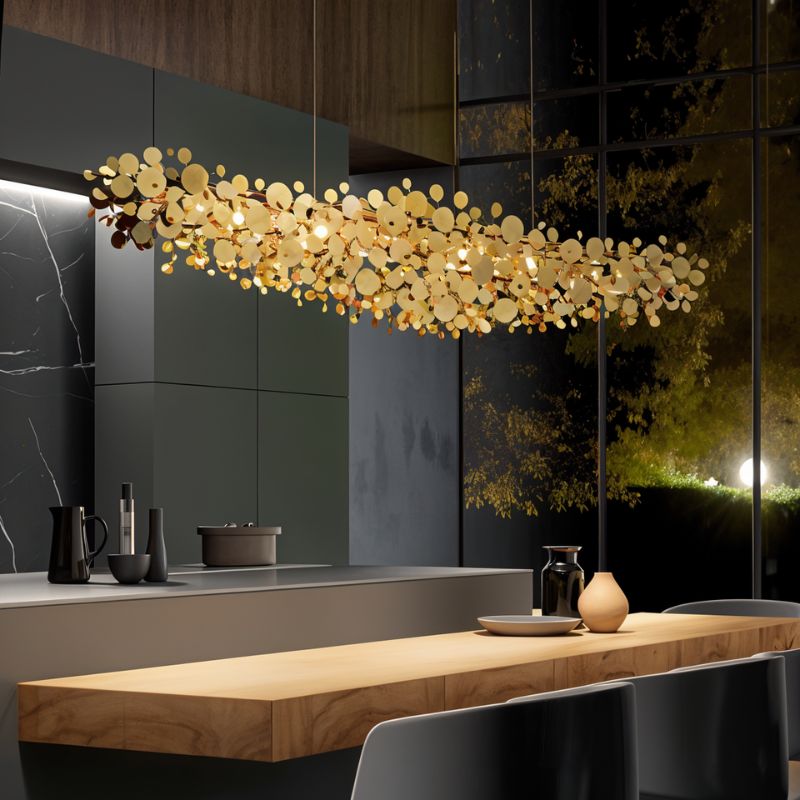 LED Chandelier Light | Adjustable Height, Energy-Saving & Modern Design for Home Decor