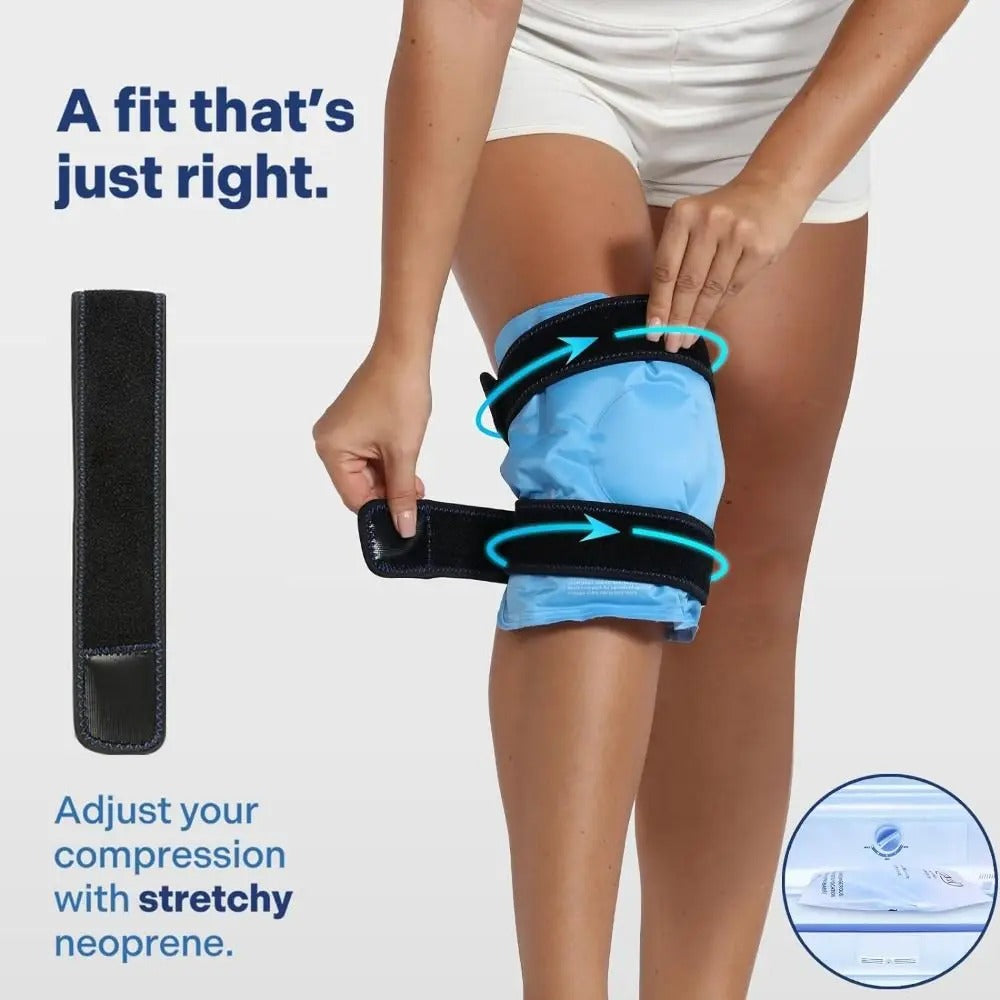 Gel Ice Wrap for Knees - Soothing Relief for Pain and Swelling
