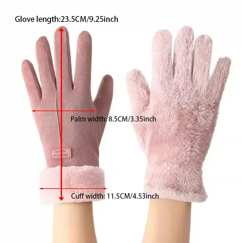 Women’s Warm Winter Gloves - Cozy, Durable, and Windproof Design, Insulated & Comfortable for Freezing Temps