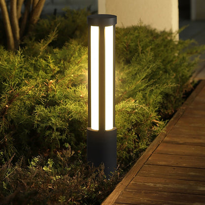 Tall Outdoor Commercial Light Post: Sleek Led Lights for Patio and Poolside Elegance