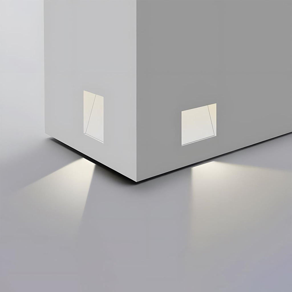 LED Recessed Wall Sconces – Motion Sensor Minimalist Stairway & Hallway Lights, Warm/Neutral/Cool White, Indoor Aluminum Fixture