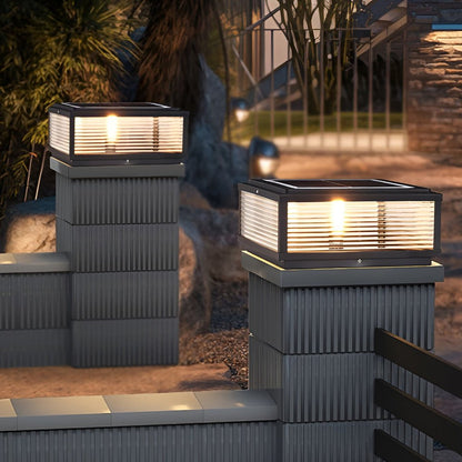 Outdoor Pier Mount Light Stylish Contemporary Pillar Lights Lighting: Elegant Column Lights for Gate and Pillar Illumination