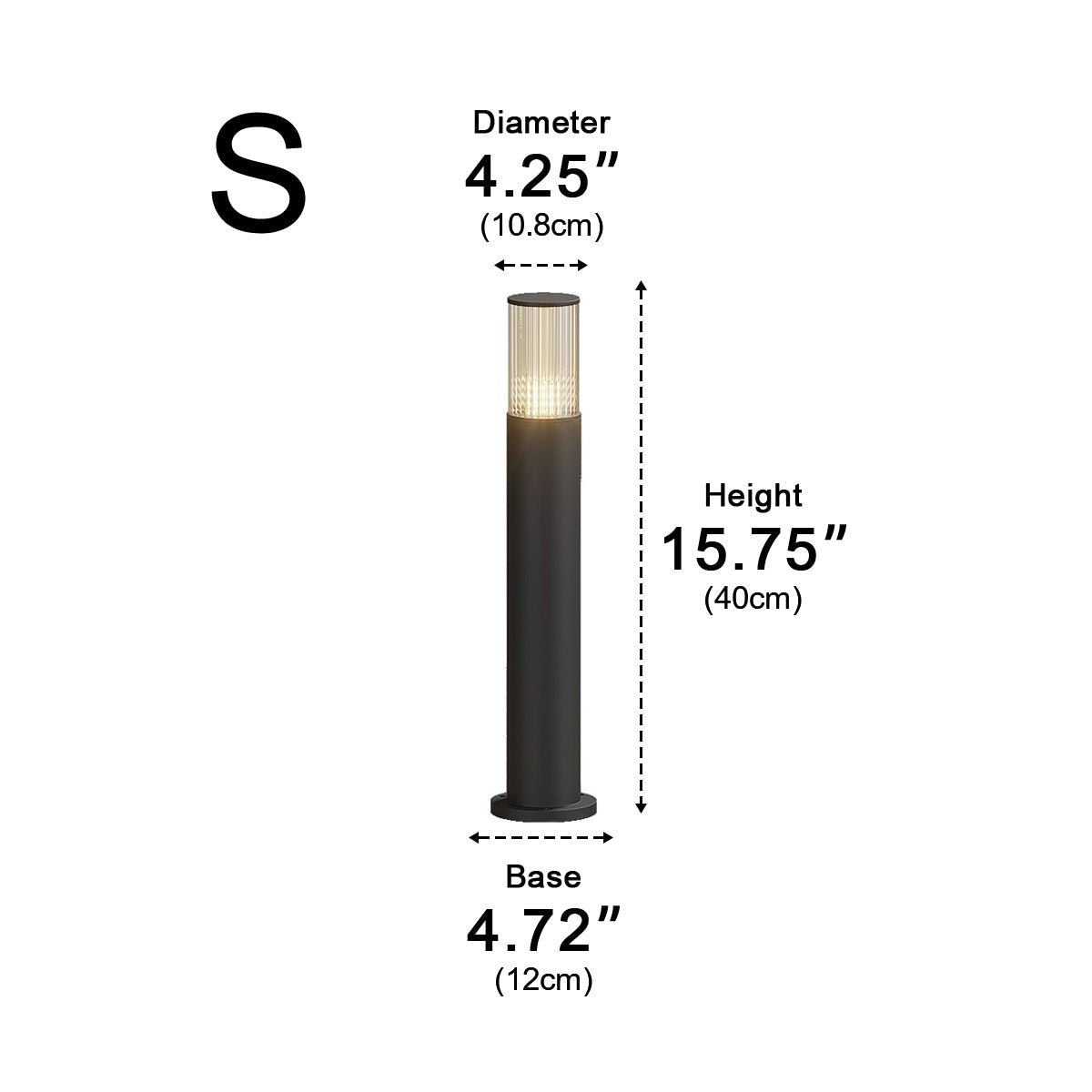 Modern Waterproof Outdoor LED Pillar Lights – Cylinder Garden & Lawn Lighting for Pathways, Villa, Park, and Yard