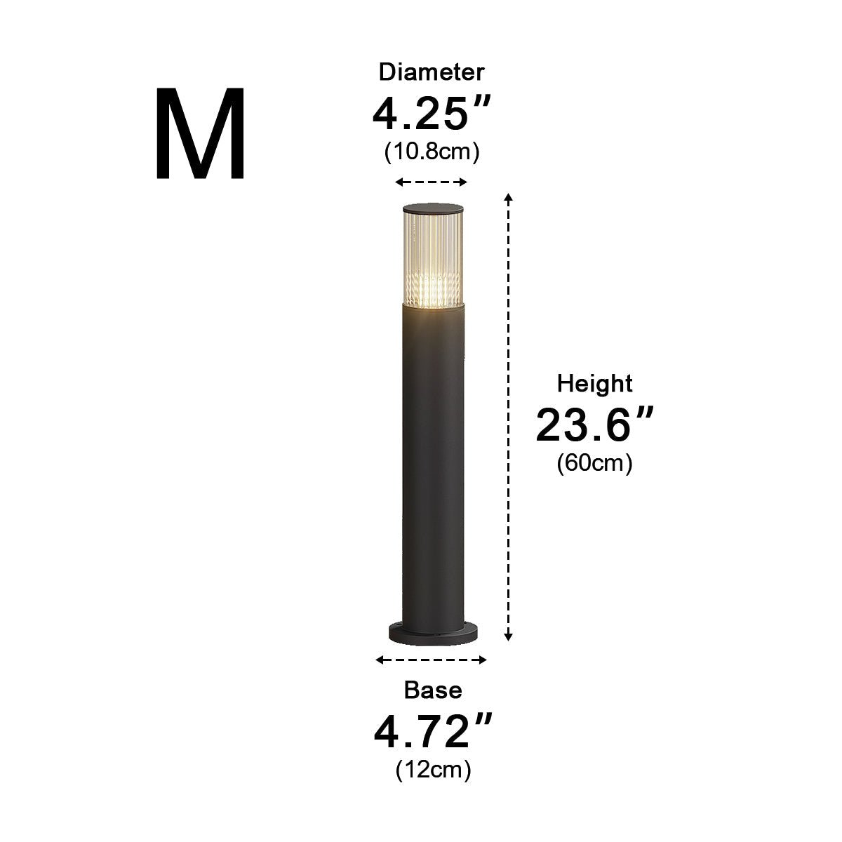 Modern Waterproof Outdoor LED Pillar Lights – Cylinder Garden & Lawn Lighting for Pathways, Villa, Park, and Yard