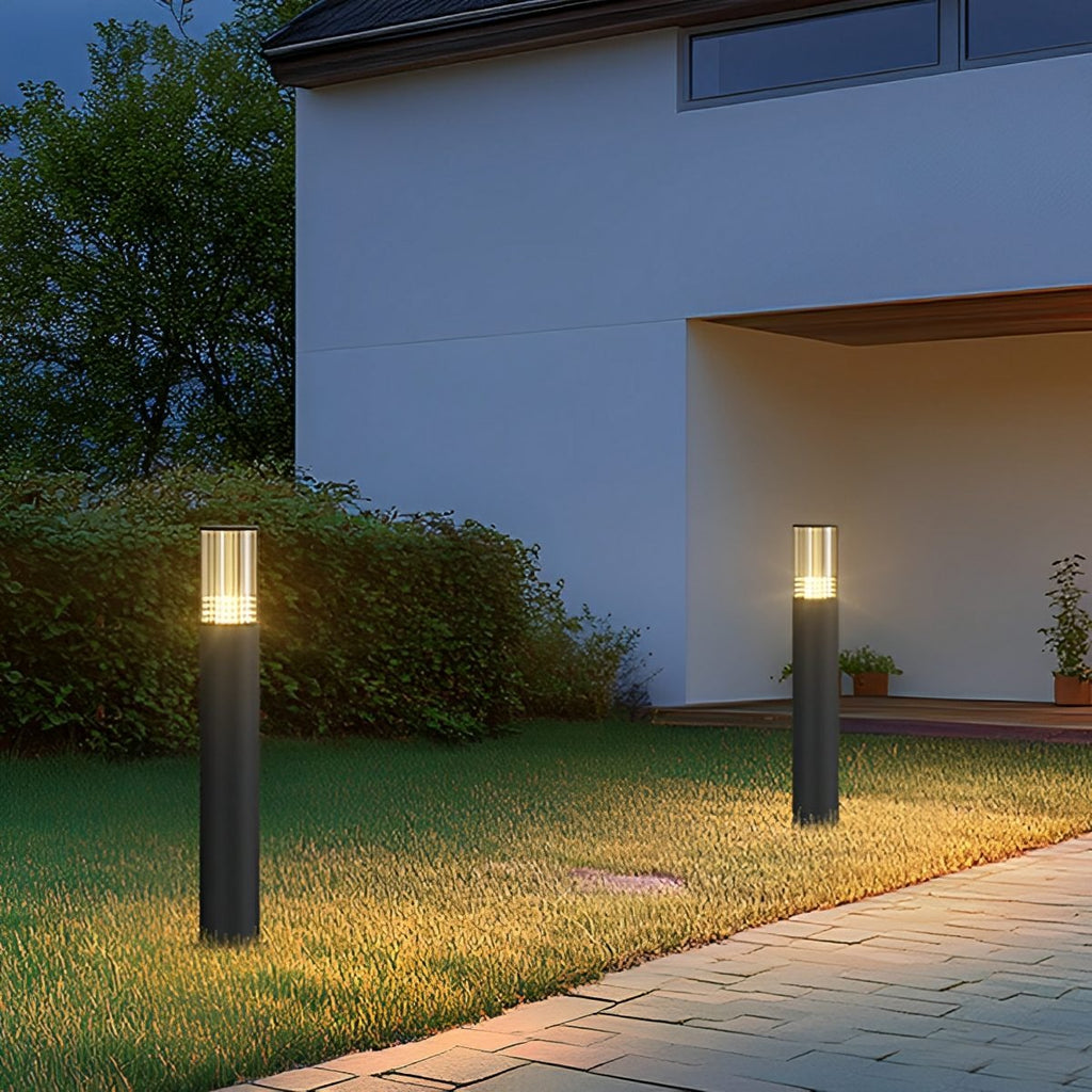 Modern Waterproof Outdoor LED Pillar Lights – Cylinder Garden & Lawn Lighting for Pathways, Villa, Park, and Yard