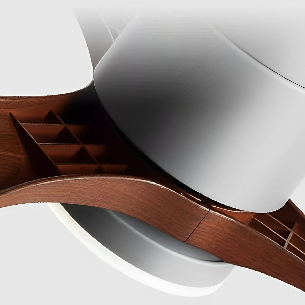 LED Ceiling Fan Light with Remote Control, 6-Speed Reversible Silent Motor, Dimmable 3-Color Lighting for Bedroom & Living Room