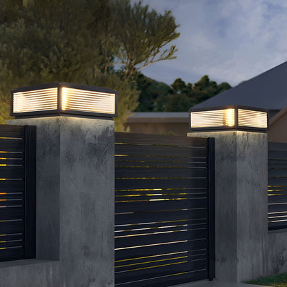 Outdoor Pier Mount Light Stylish Contemporary Pillar Lights Lighting: Elegant Column Lights for Gate and Pillar Illumination