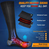 Image of ThermoWarm Women's Heated Socks: Ultra-Warm Leg Socks for Extreme Cold - The Ultimate in Cozy, Heated Comfort