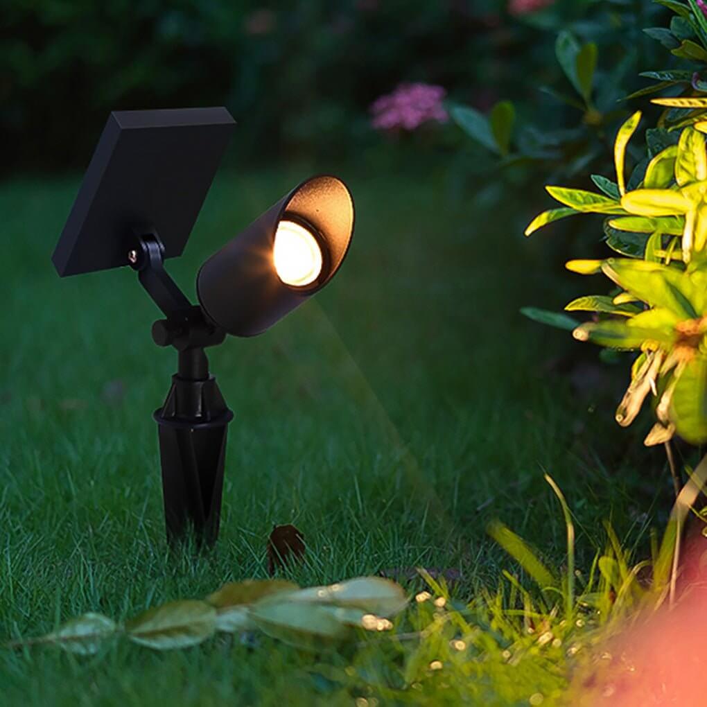 Outdoor Waterproof Solar Spot Light for Landscape Lighting in Courtyard, Garden, and Lawn Areas