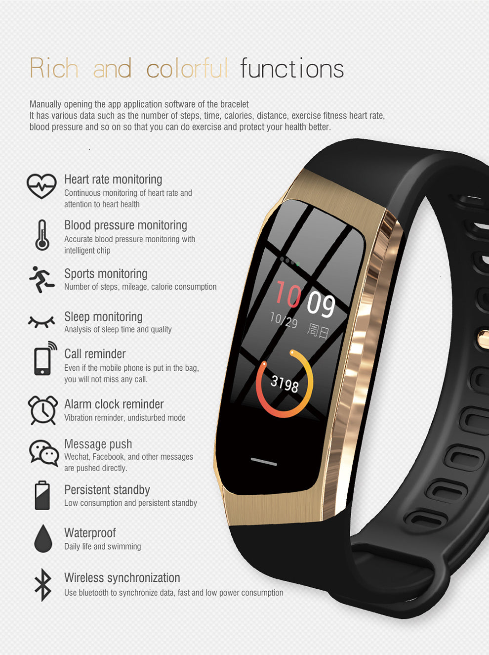 Blood Pressure Smart Watch