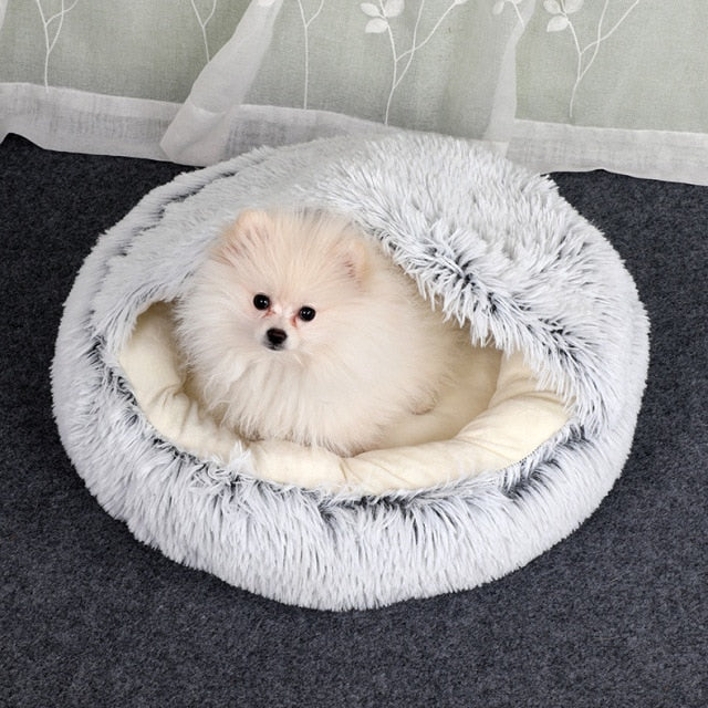 Cozy Cave Bed for Cats & Small Dogs | Orthopedic, Anti-Anxiety & Ideal for Comfortable Sleep and Relaxation