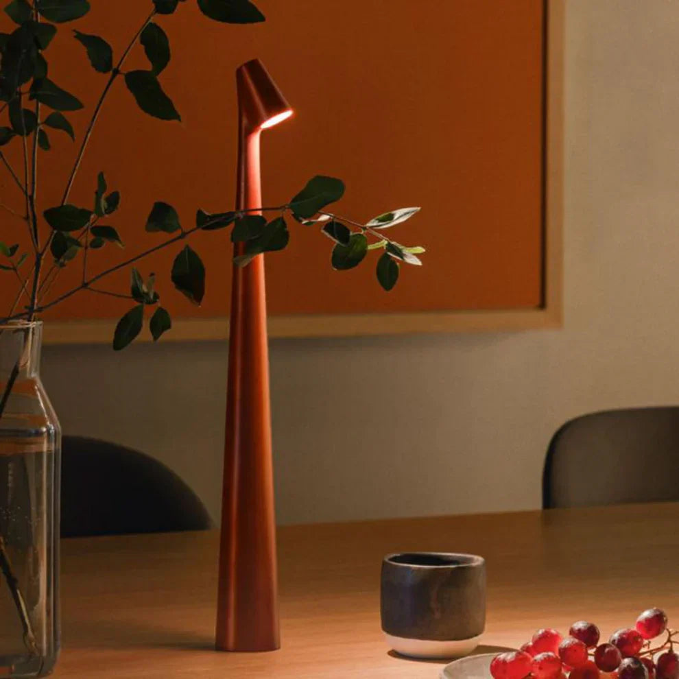 Wick Lamp - Electric Candle Table Lamp: Chic and Stylish Portable LED Candle Light Solution