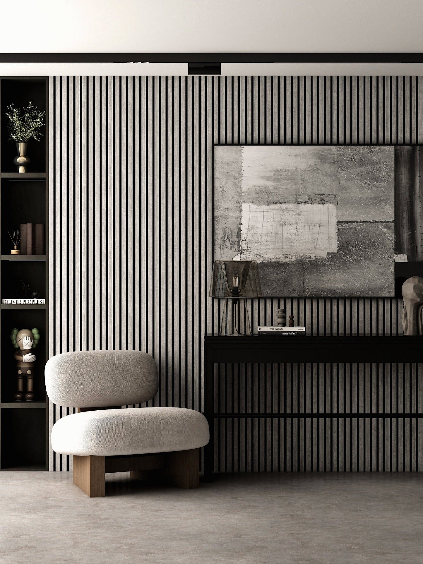 Acoustic Slat Wood Wall Panels for Home: Wood Slat Wall Paneling Solution for Acoustic Enhancement and Design