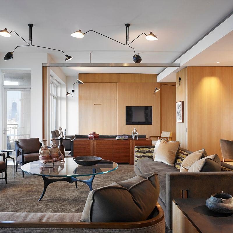 Three Arm Ceiling Light | Metal & Aluminum, Indoor Use for Modern Home Decor