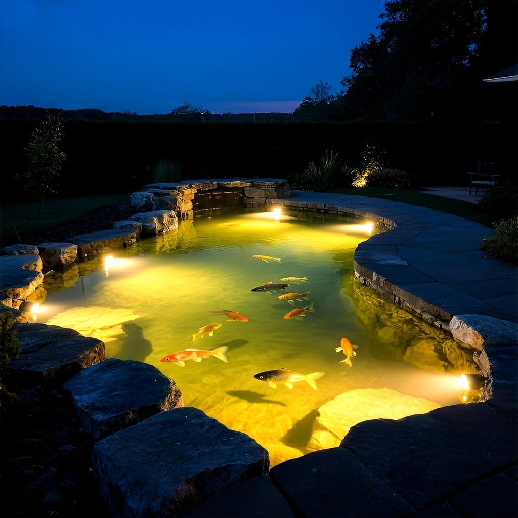 Solar Waterproof Underwater LED Spot Lights – Outdoor Submersible Pool & Fountain Lighting