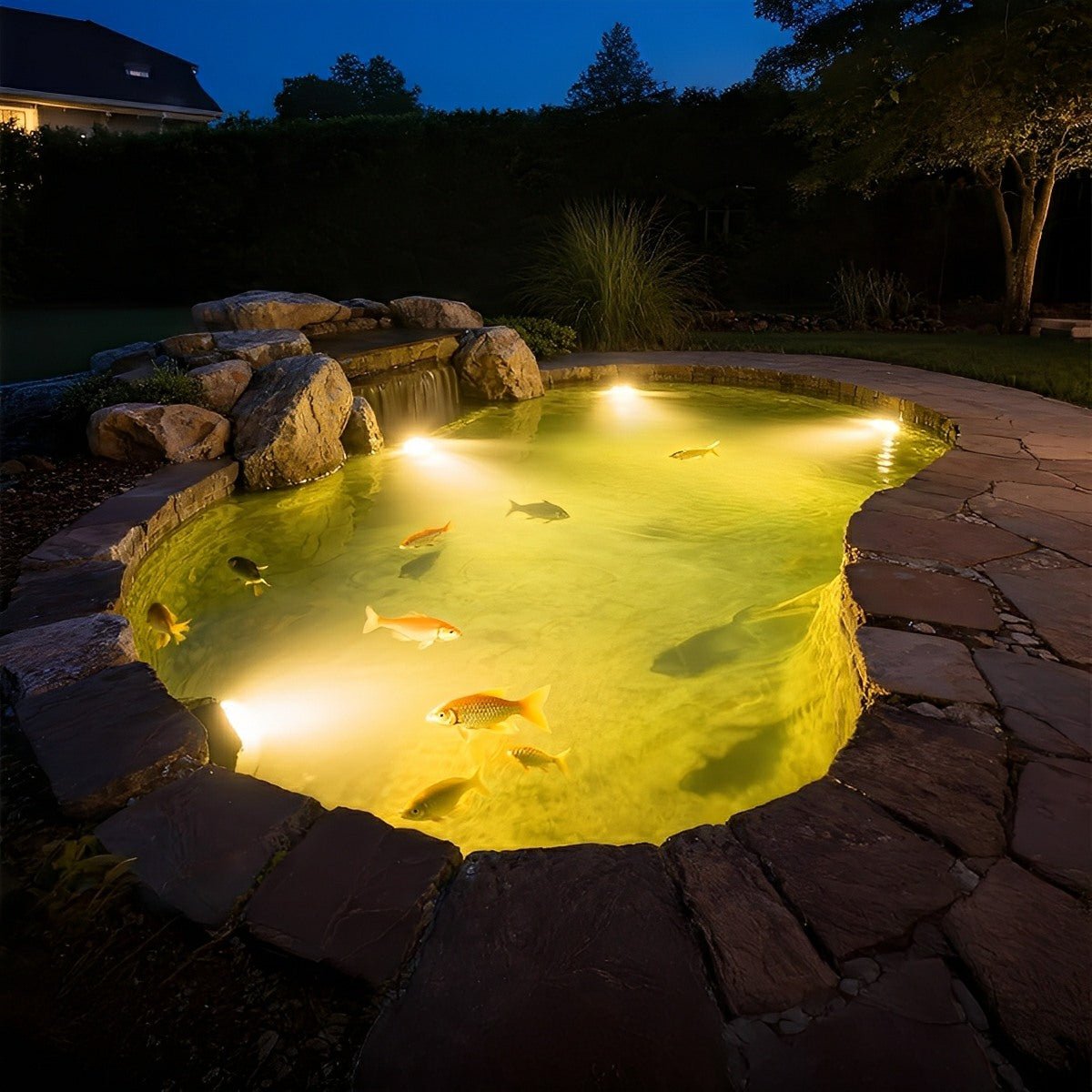 Solar Waterproof Underwater LED Spot Lights – Outdoor Submersible Pool & Fountain Lighting
