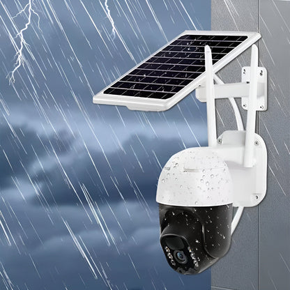 Smart Wireless Solar Surveillance Camera with Night Vision & Motion Detection for Outdoor Security