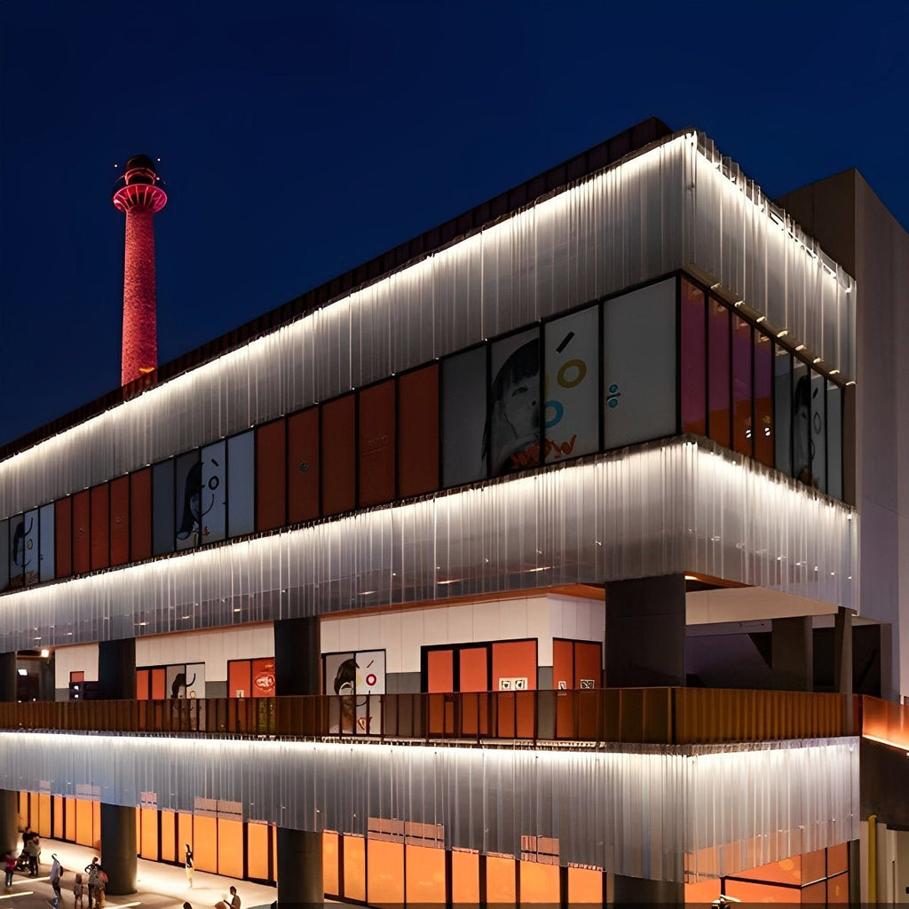 LED Waterproof Outdoor Wall Washer Lights - Adjustable Brightness for Garden, Patio, and Landscape Lighting