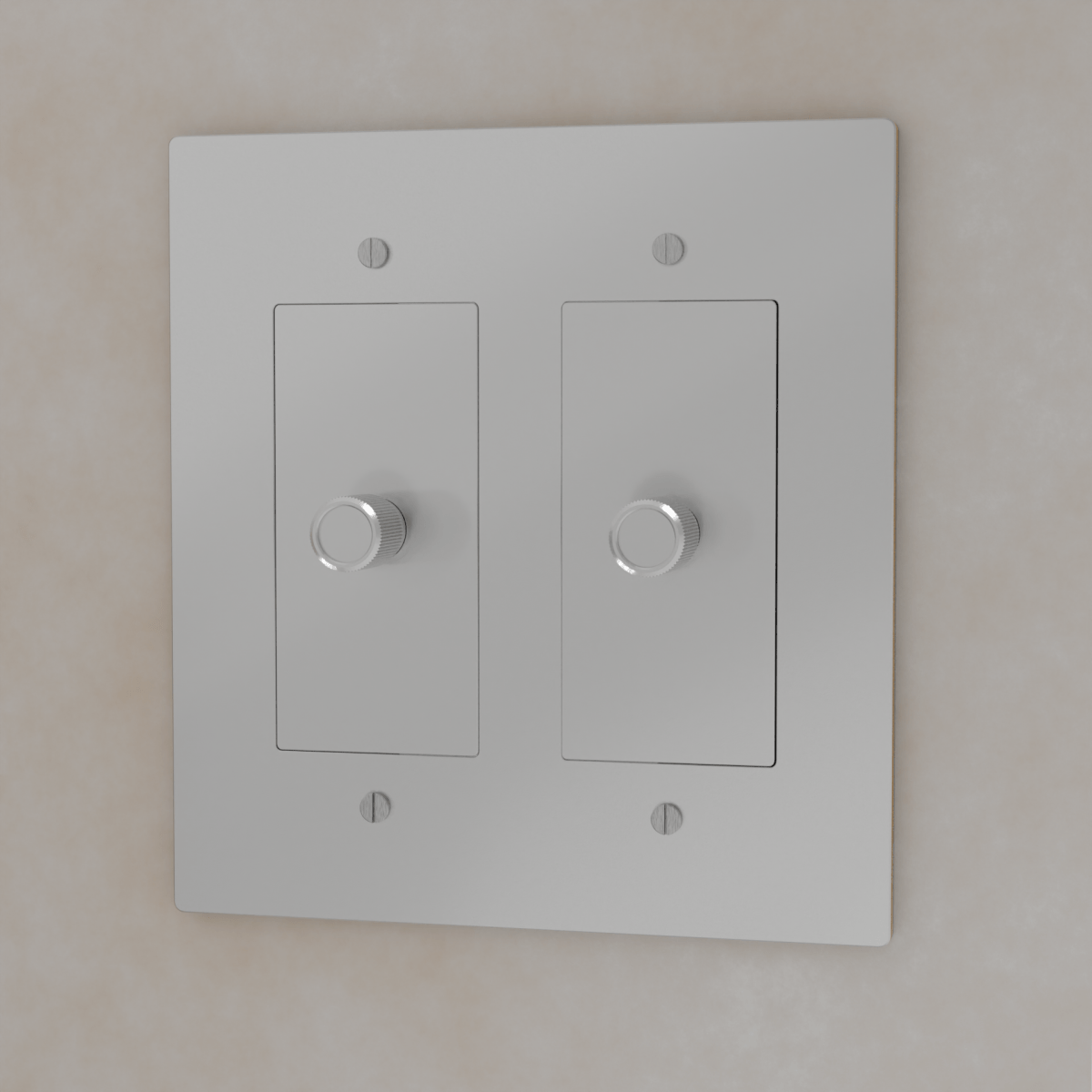 Brass 3-Way Rotary Dimmer Switch | UL Certified, Push To Turn & Twist Dimming for LED Lighting Systems