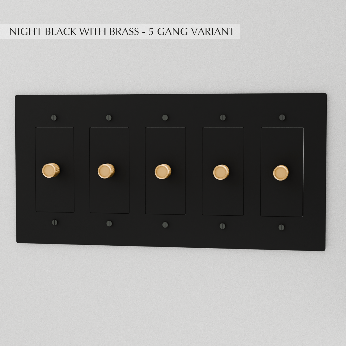 Solid Brass Dimmer Switch | Knurled Texture, Heavy-Set Weight & Compatible with LED/Incandescent Bulbs for Home Lighting