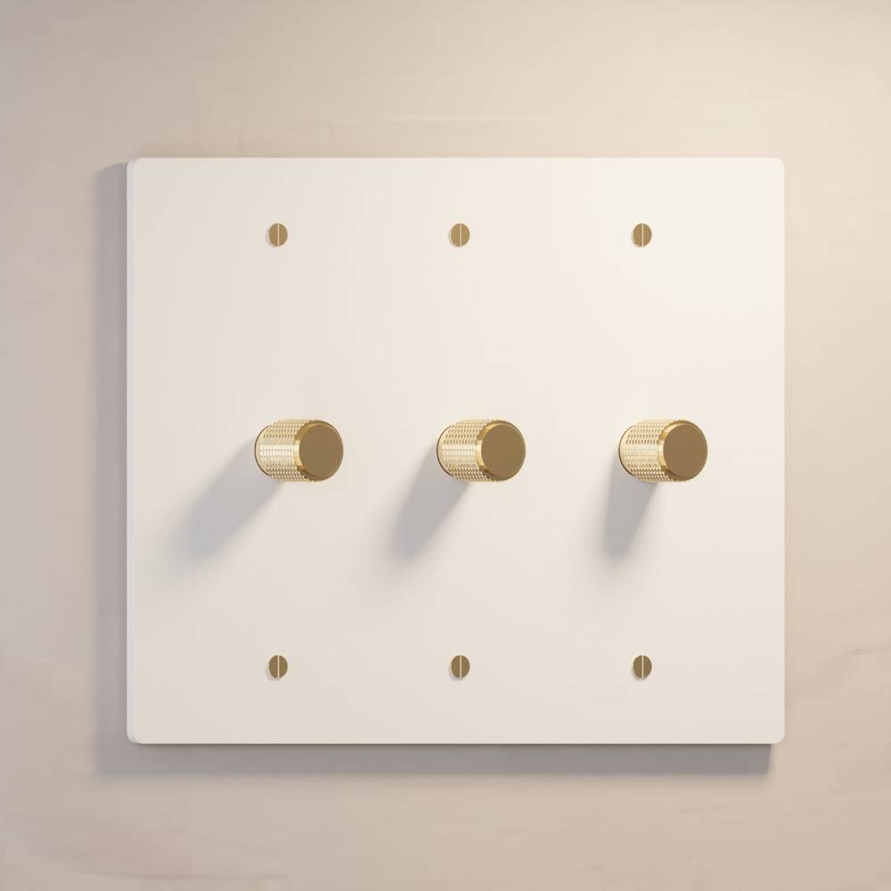 Brass Rotary Dimmer Switch | Heavy-Duty, UL Certified & Ideal for Home Lighting Control