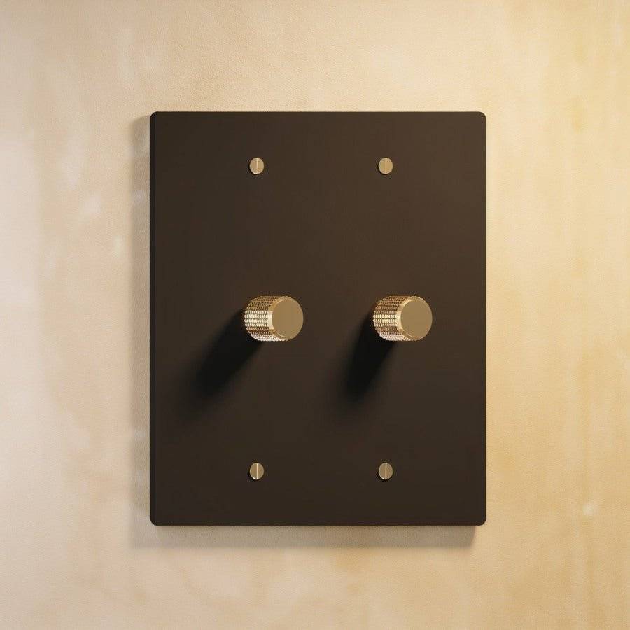 Brass Rotary Dimmer Switch | Heavy-Duty, UL Certified & Ideal for Home Lighting Control