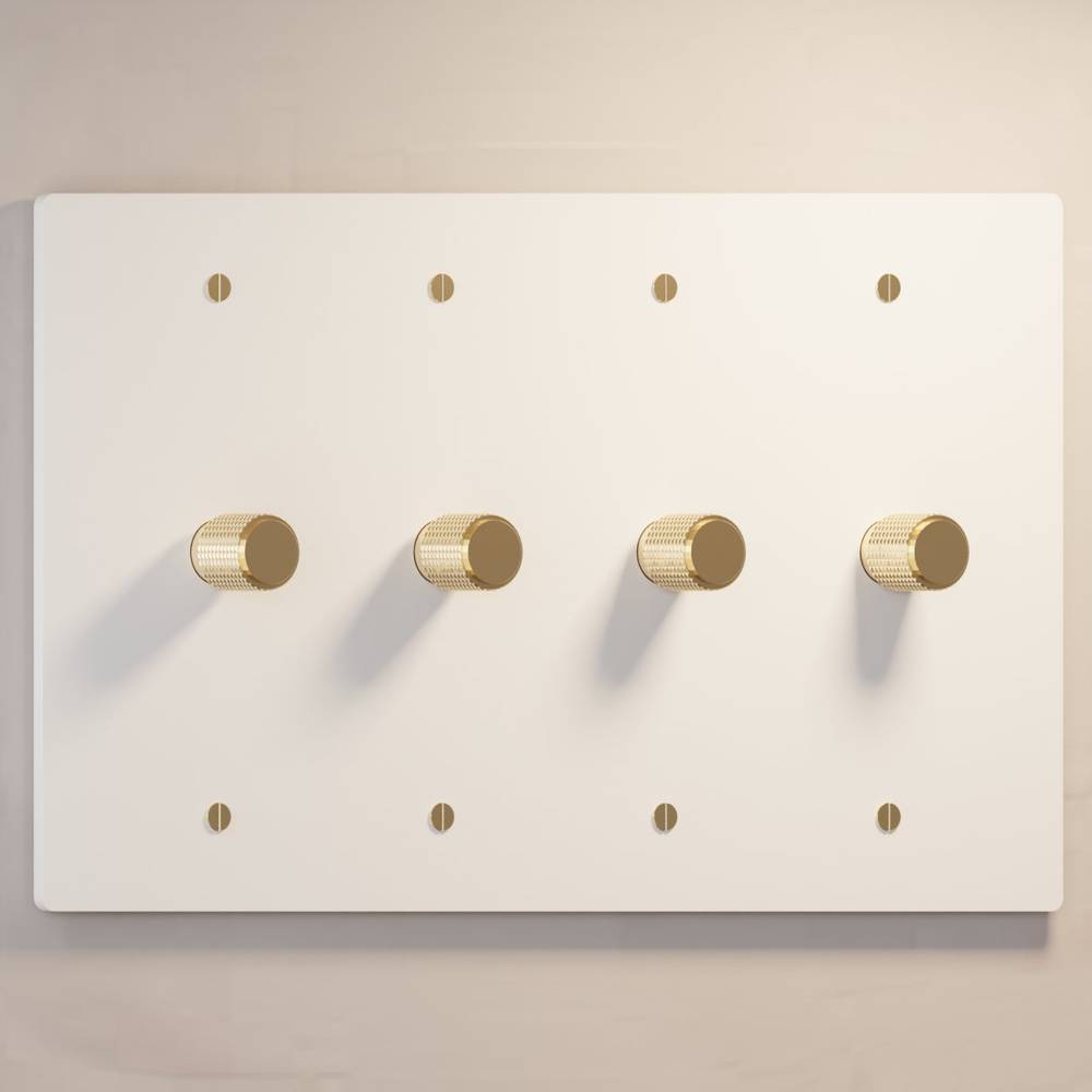 Brass Rotary Dimmer Switch | Heavy-Duty, UL Certified & Ideal for Home Lighting Control