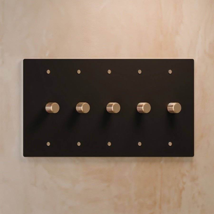 Brass Rotary Dimmer Switch | Heavy-Duty, UL Certified & Ideal for Home Lighting Control