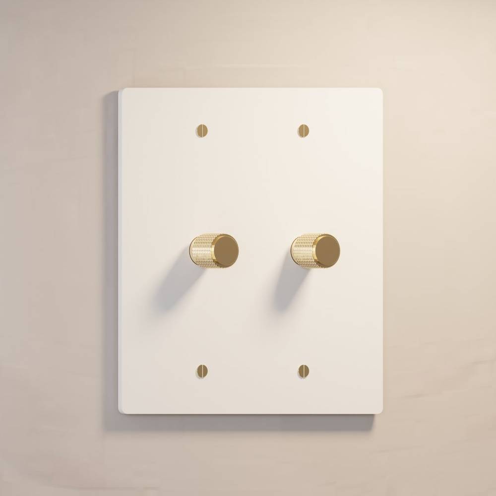 Brass Rotary Dimmer Switch | Heavy-Duty, UL Certified & Ideal for Home Lighting Control