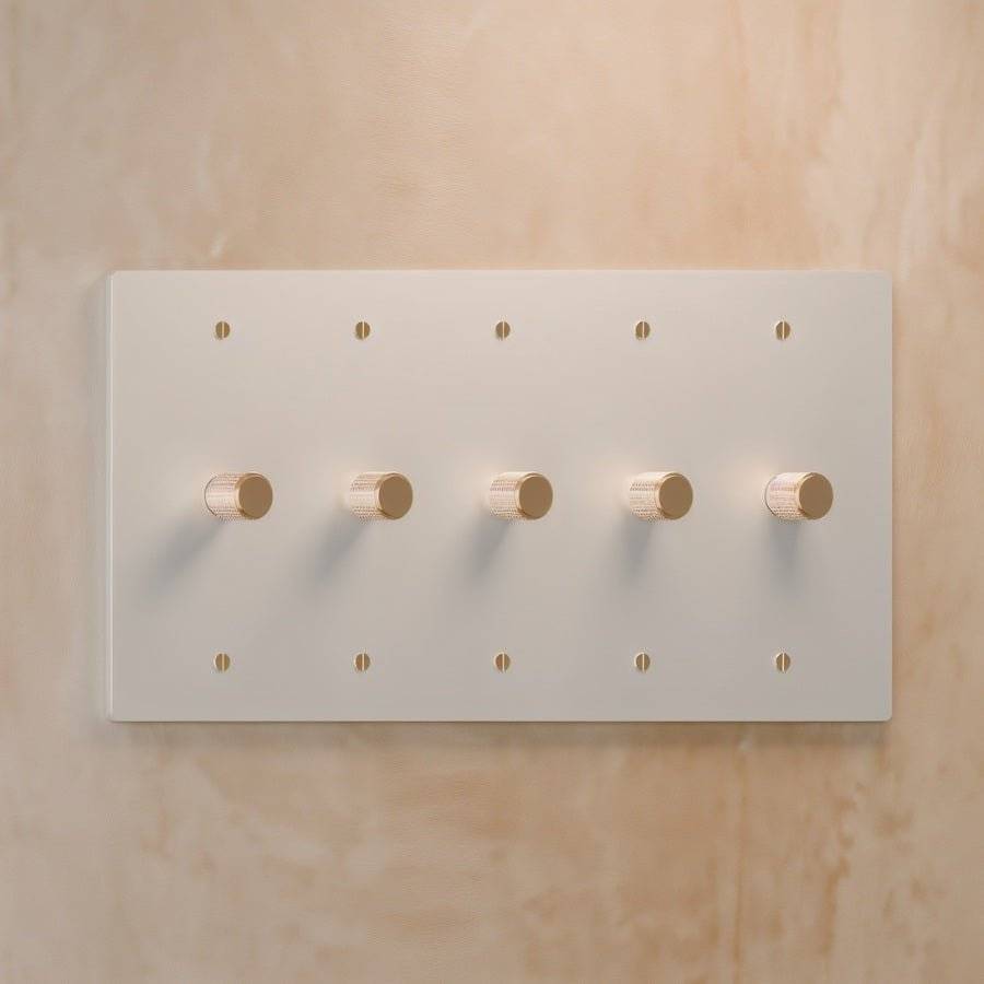 Brass Rotary Dimmer Switch | Heavy-Duty, UL Certified & Ideal for Home Lighting Control