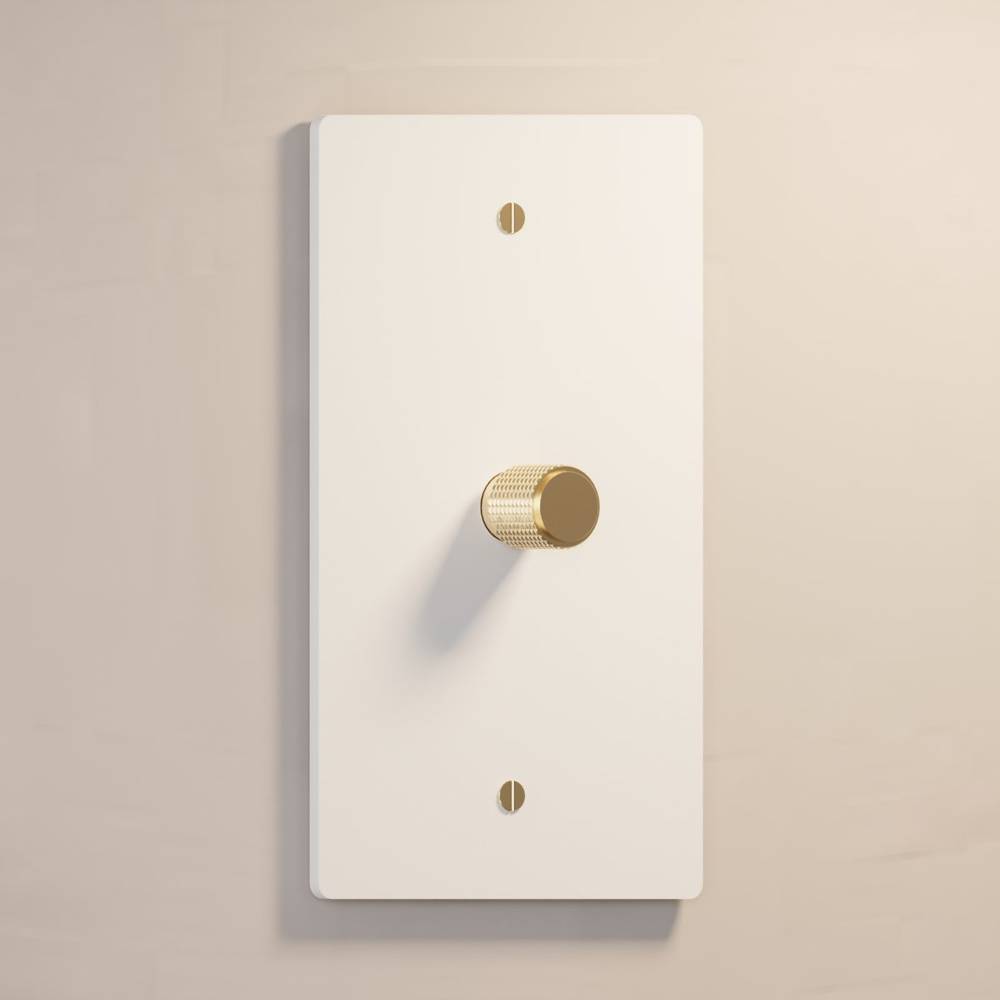 Brass Rotary Dimmer Switch | Heavy-Duty, UL Certified & Ideal for Home Lighting Control