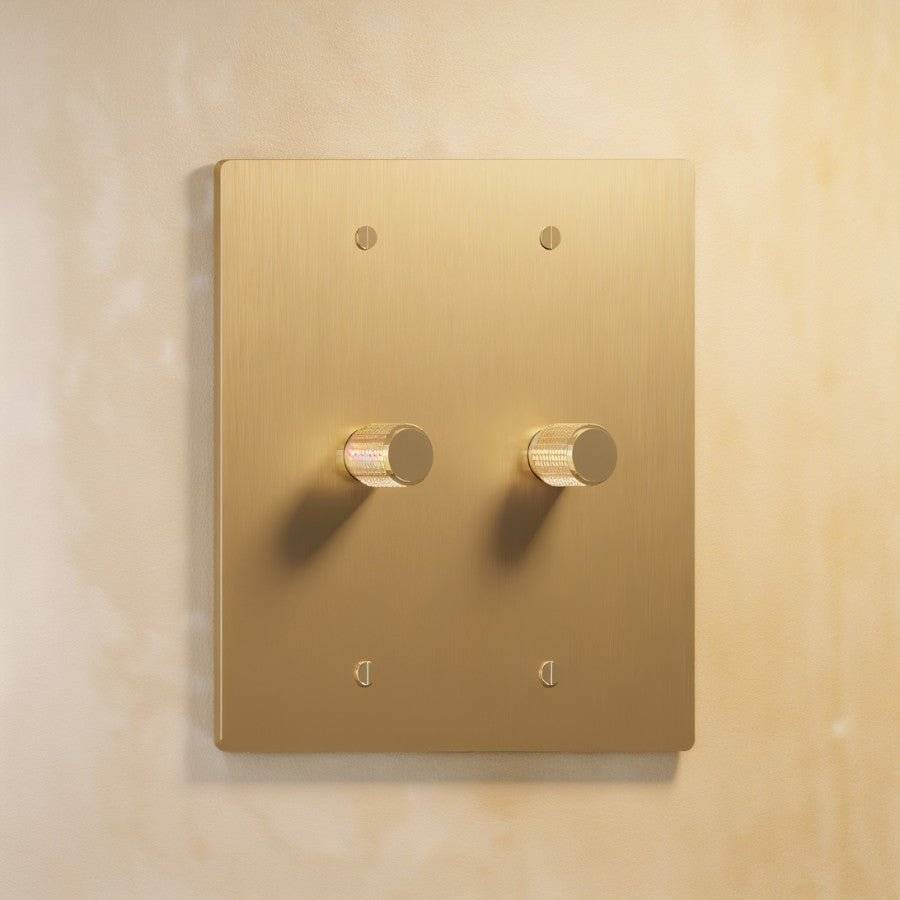 Brass Rotary Dimmer Switch | Heavy-Duty, UL Certified & Ideal for Home Lighting Control