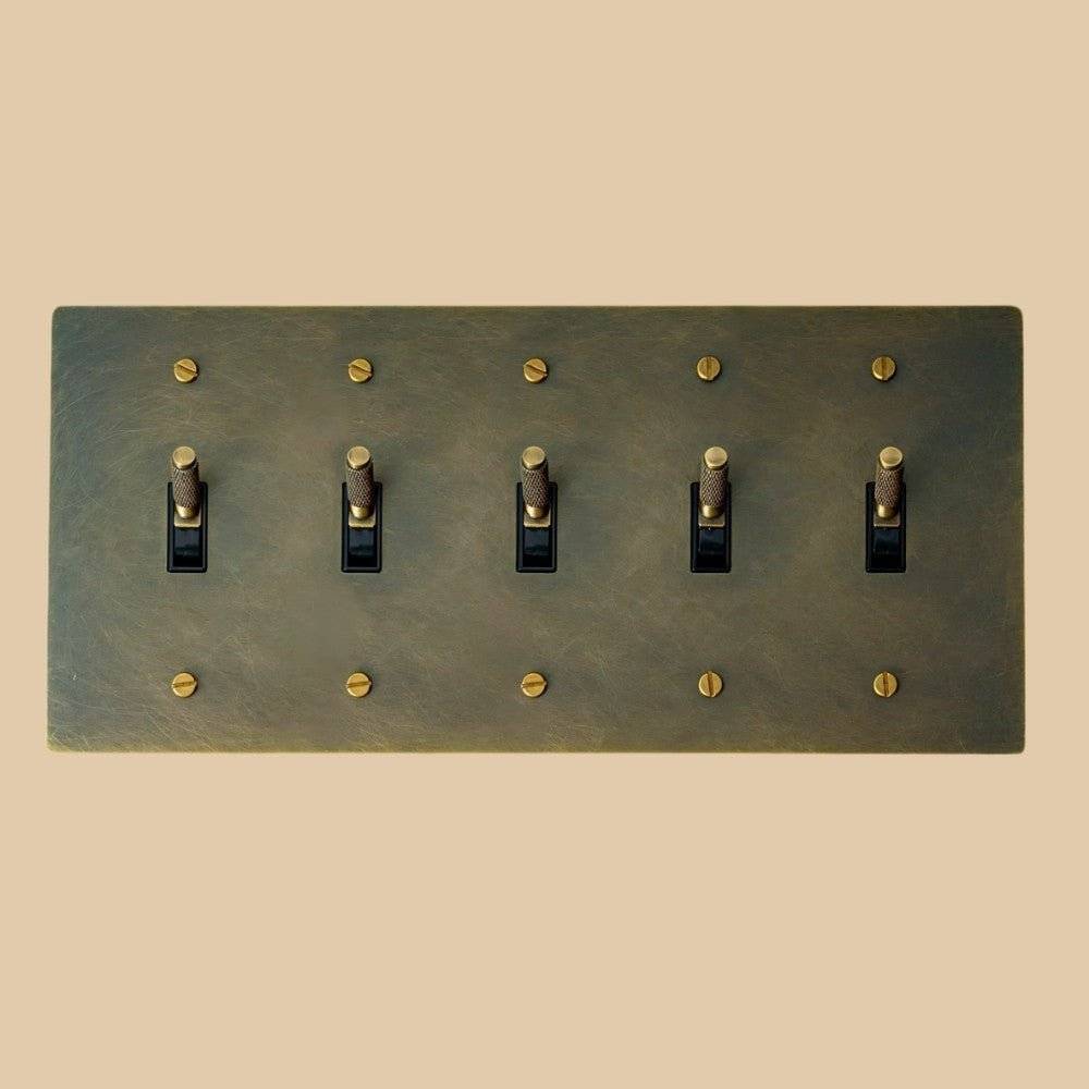 Brass Toggle Switch | Heavy-Duty, UL Certified & Ideal for Home Renovation and Electrical Upgrades