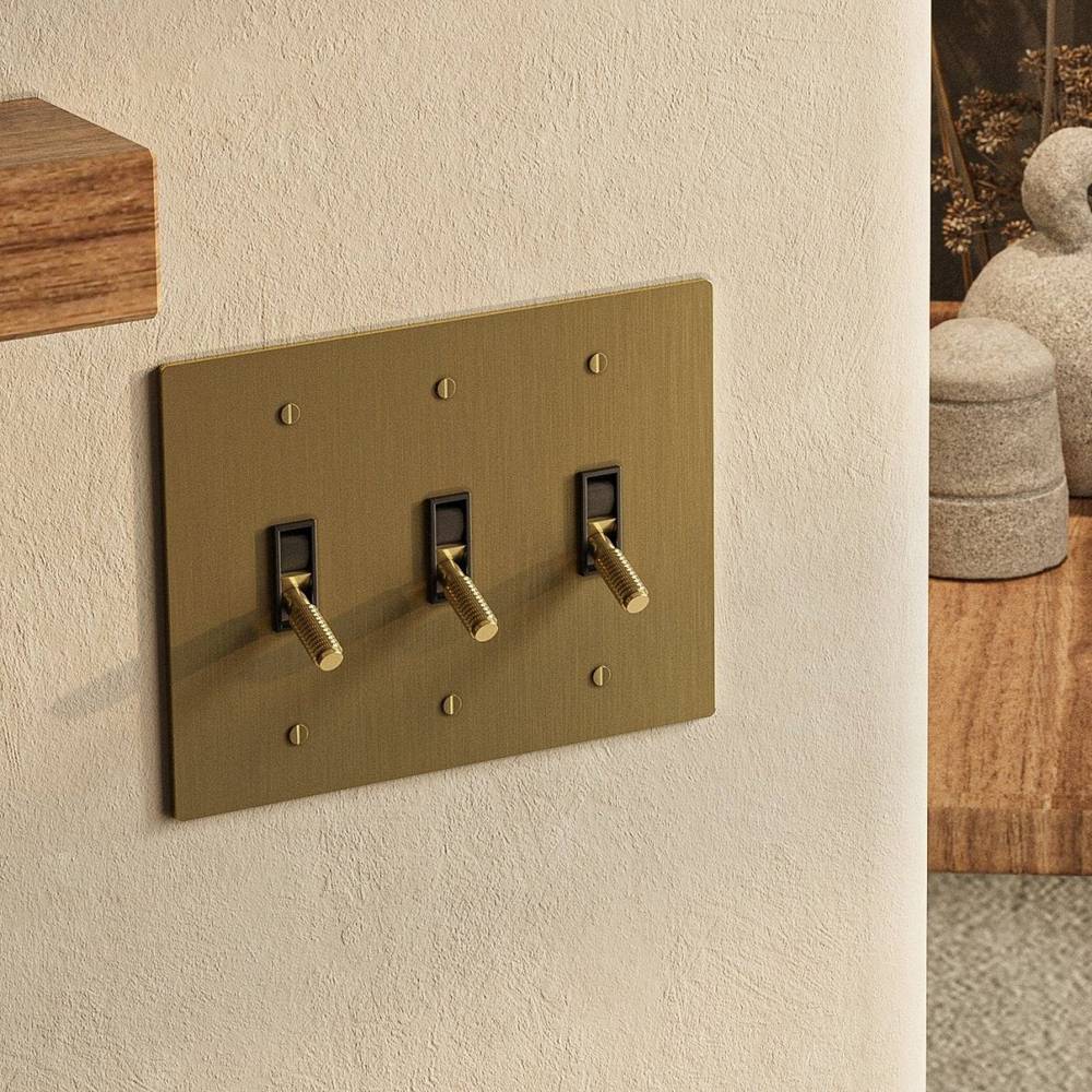 Brass Toggle Switch | Heavy-Duty, UL Certified & Ideal for Home Renovation and Electrical Upgrades