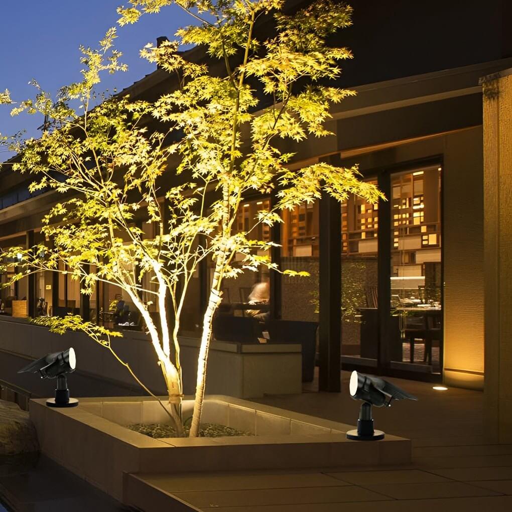 Adjustable Solar-Powered Outdoor Spot Lights for Trees and Landscape Lighting