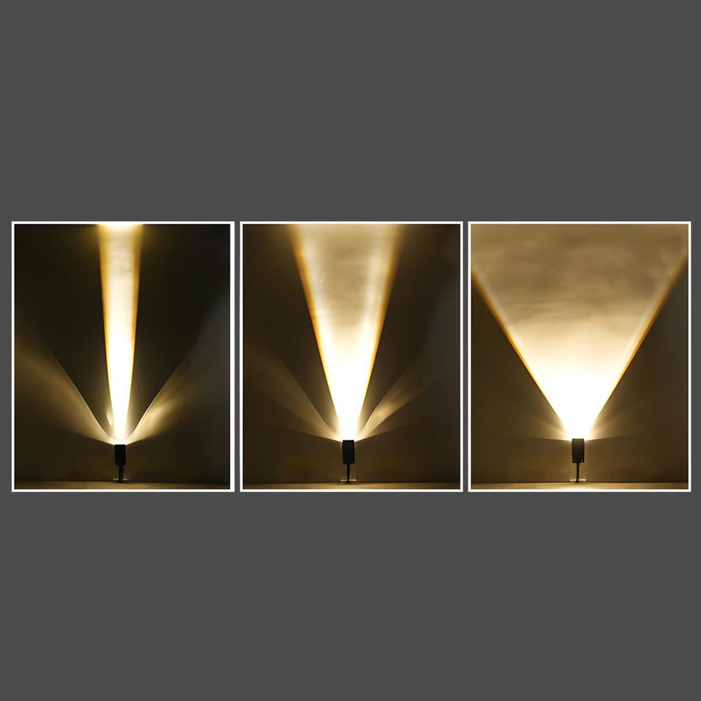 Solar LED Spot Lights Outdoor – Adjustable Multi-Zoom Waterproof Landscape Lighting, 12H Battery, Warm White & RGB Options for Garden & Yard