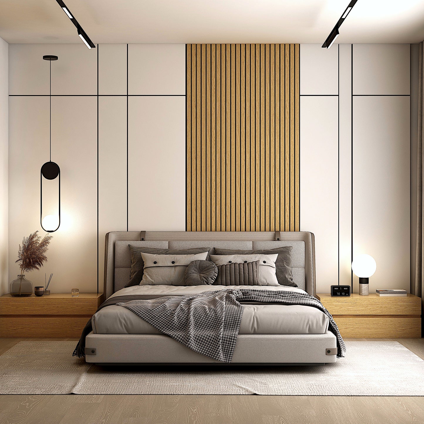 Vertical Wood Panels: Stylish Acoustic Solution for Living Rooms, TV Walls & Beyond with LED Options