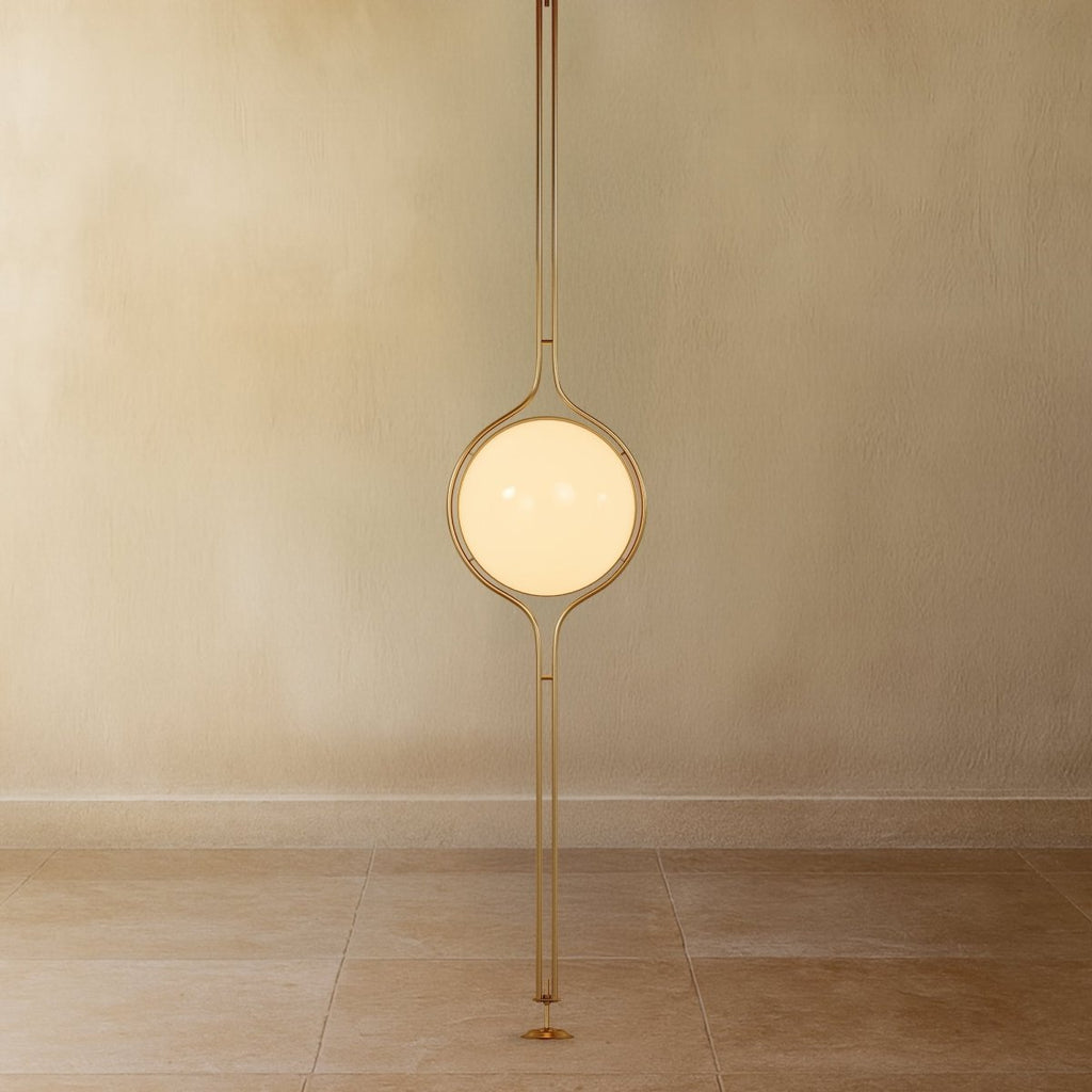 Floor-to-Ceiling Lamp | Adjustable Height, Acrylic Balls & Modern Design for Living Room or Home Office