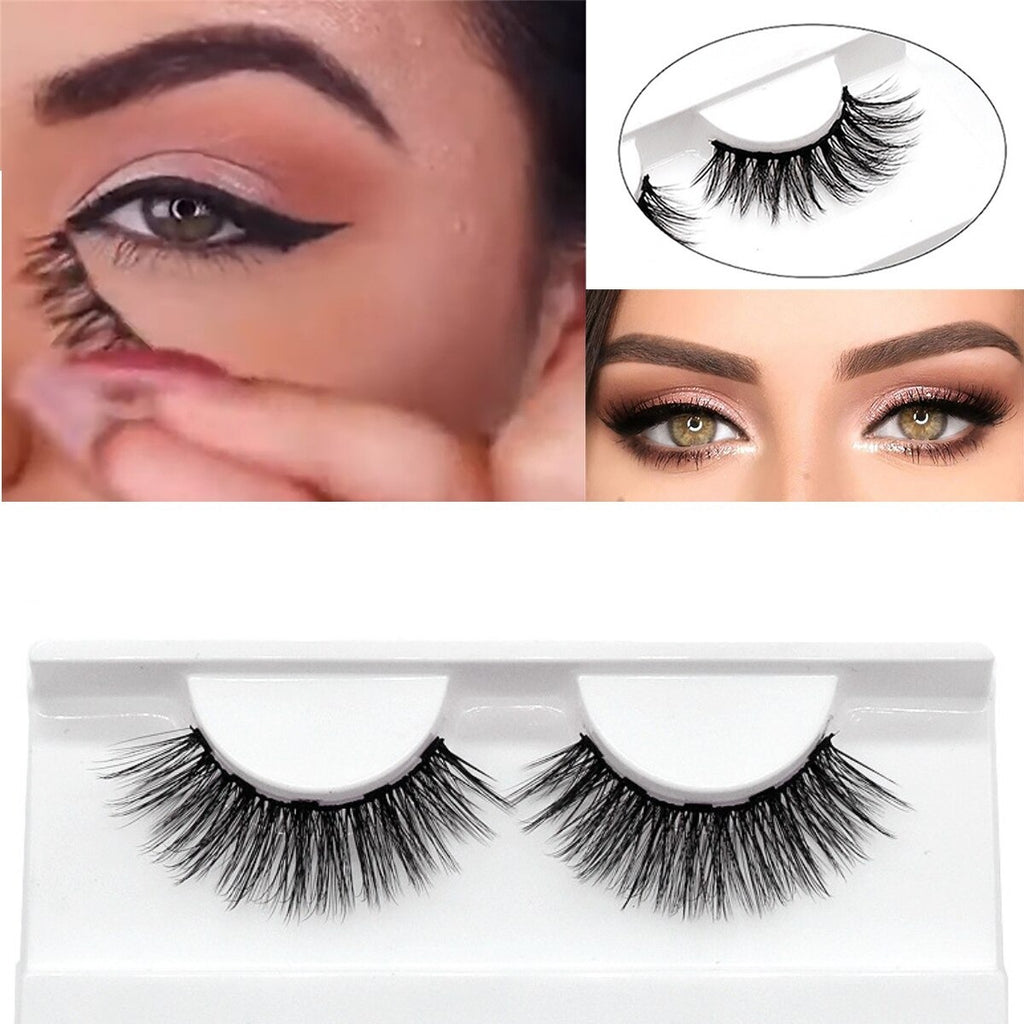 3 pairs Natural Magnetic Eyeliner Lashes