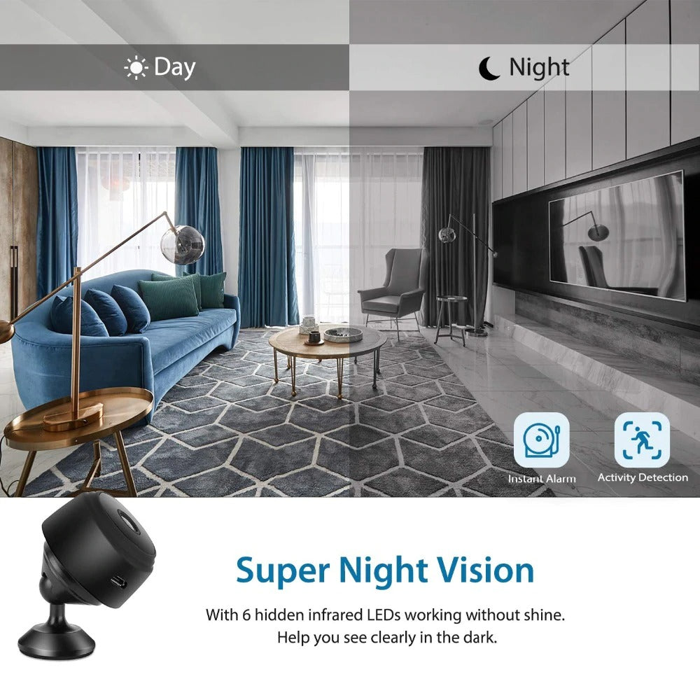 1080P Wifi Mini Hidden Cameras For House Night Vision Wireless Surveillance Camera
