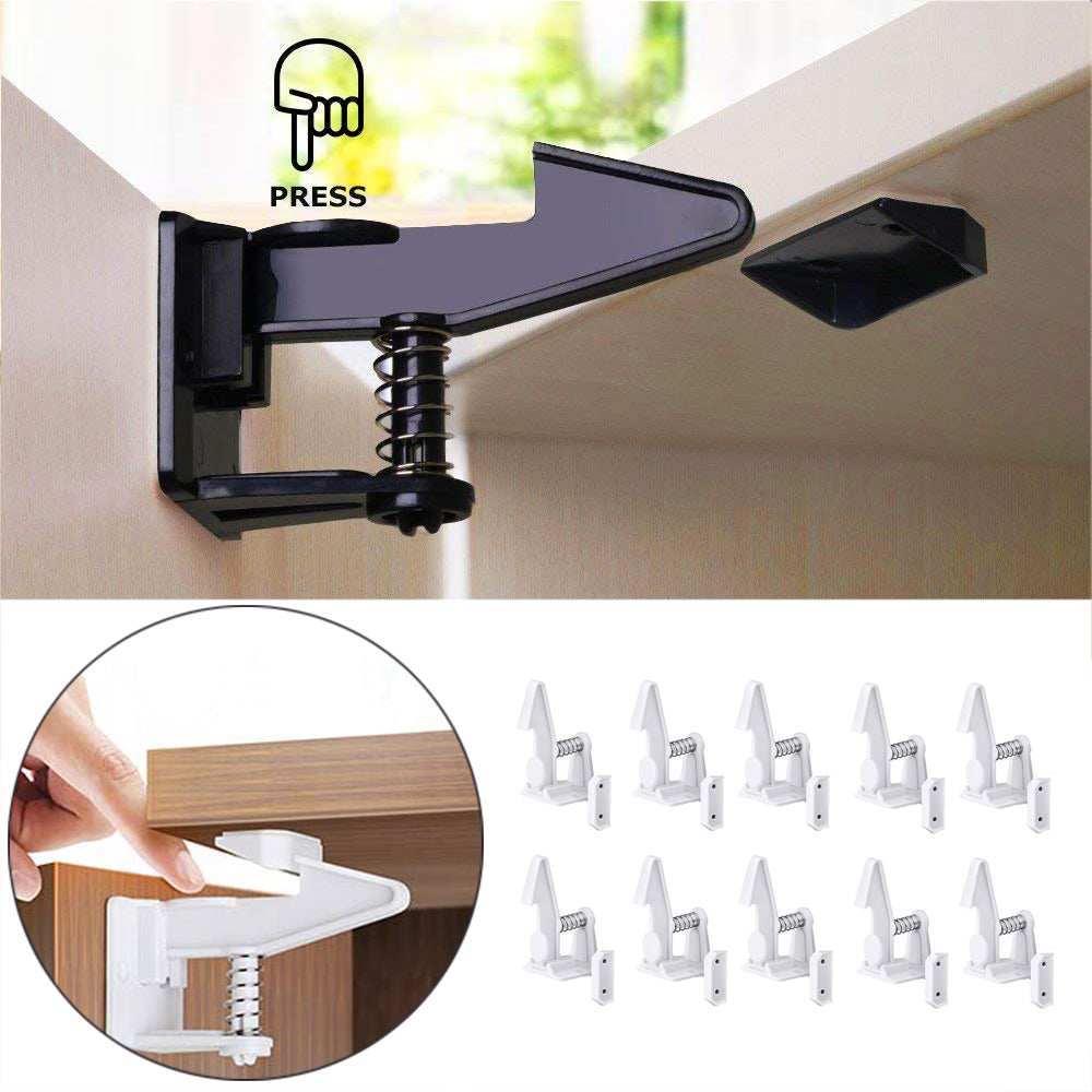 6Pcs Magnetic Cabinet Locks - Magnetic Drawer Lock